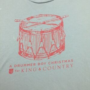 For King & Country Christmas Concert Merch  A Little Drummer Boy Tee Large